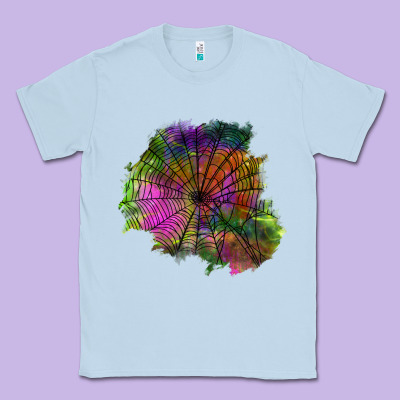 Halloween Spider Web For Patches Classic Tee Designed By Bundleandbundleshop