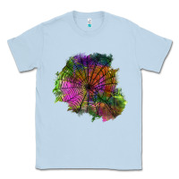Dusty Blue halloween spider web for patches Classic Tee - BundleAndBundleShop