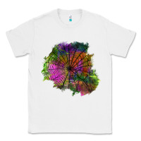 White halloween spider web for patches Classic Tee - BundleAndBundleShop