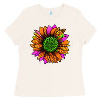 Bone halloween sunflower Ladies Tee - Jasminsmagicworld
