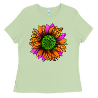 Matcha halloween sunflower Ladies Tee - Jasminsmagicworld