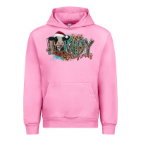 Fuchsia Pink howdy christmas Urban Hoodie - CowhideDigitalArt