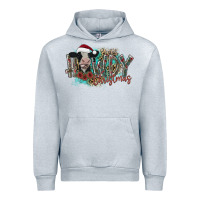 Heather Grey howdy christmas Urban Hoodie - CowhideDigitalArt
