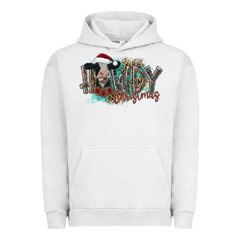 Howdy Christmas Urban Hoodie by CowhideDigitalArt | Teevron