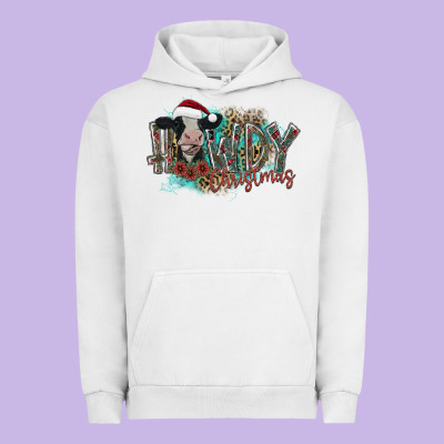 Howdy Christmas Urban Hoodie Designed By Cowhidedigitalart