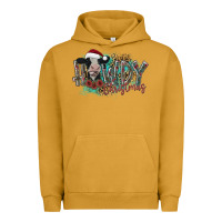 Pigment Peanut Butter howdy christmas Urban Hoodie - CowhideDigitalArt