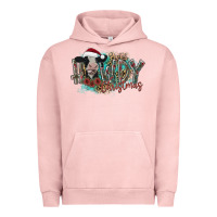 Pigment Salmon howdy christmas Urban Hoodie - CowhideDigitalArt