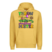 Antique Gold throw me something mister mardi gras olivia Premium Hoodie - OliviaCreatesArt