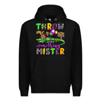 Black throw me something mister mardi gras olivia Premium Hoodie - OliviaCreatesArt