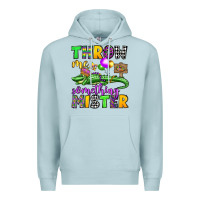 Blue Mist throw me something mister mardi gras olivia Premium Hoodie - OliviaCreatesArt