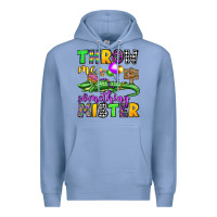 Colony Blue throw me something mister mardi gras olivia Premium Hoodie - OliviaCreatesArt
