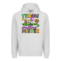 Dove Grey throw me something mister mardi gras olivia Premium Hoodie - OliviaCreatesArt