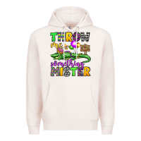 Pale Pink throw me something mister mardi gras olivia Premium Hoodie - OliviaCreatesArt