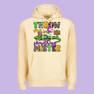 Throw Me Something Mister Mardi Gras Olivia Premium Hoodie Designed By Oliviacreatesart