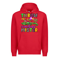 Red throw me something mister mardi gras olivia Premium Hoodie - OliviaCreatesArt