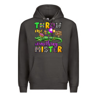 Smoke throw me something mister mardi gras olivia Premium Hoodie - OliviaCreatesArt
