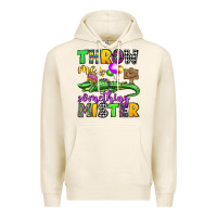 Tofu throw me something mister mardi gras olivia Premium Hoodie - OliviaCreatesArt