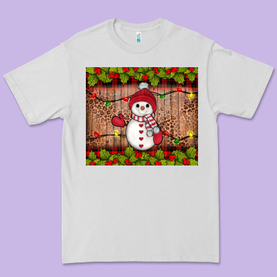 Snowman Christmas Premium Tee Designed By Jahusdesignshop