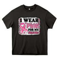 Asphalt i wear pink for my mom breast cancer awareness Heavy Core Tee - Jasminsmagicworld