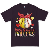 Plum busy raising ballers Premium Tee - MaliasSmallBusiness