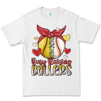 White busy raising ballers Premium Tee - MaliasSmallBusiness
