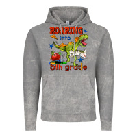 Cloud Rock roaring into 5th grade Vintage Hoodie - BundleAndBundleShop