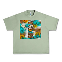 Oil Green mama leopard sunflower Urban Heavy Tee - LillyAllenDesigns