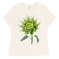 Bone sun fill green green sunflower Ladies Tee - LillyAllenDesigns