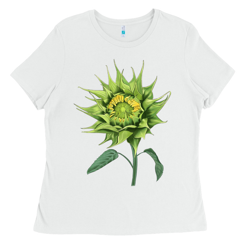 Sun Fill Green Green Sunflower Ladies Tee by LillyAllenDesigns | Teevron