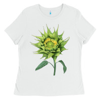 White sun fill green green sunflower Ladies Tee - LillyAllenDesigns