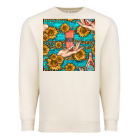 Sandshell hand cream nail polish remover and sunflowers with leopard and glitter Premium Sweatshirt - BundleAndBundleShop
