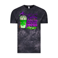 Cloud Black this witch needs coffee before any hocus pocus Vintage Tee - BundleAndBundleShop