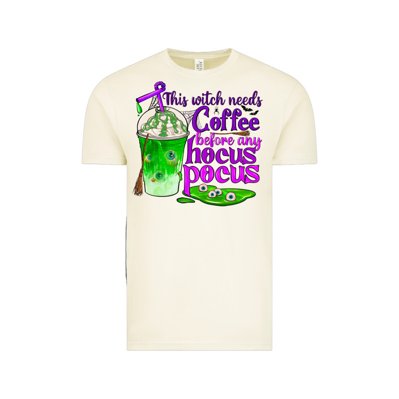 This Witch Needs Coffee Before Any Hocus Pocus Vintage Tee by BundleAndBundleShop | Teevron