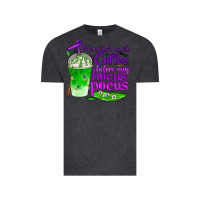 Vintage Black this witch needs coffee before any hocus pocus Vintage Tee - BundleAndBundleShop