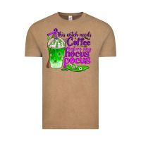 Vintage Coffee this witch needs coffee before any hocus pocus Vintage Tee - BundleAndBundleShop