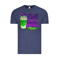 Vintage Denim this witch needs coffee before any hocus pocus Vintage Tee - BundleAndBundleShop