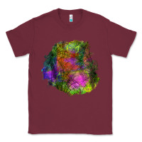 Burgundy halloween spider web for patches Classic Tee - BundleAndBundleShop