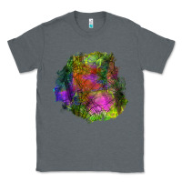Charcoal Heather halloween spider web for patches Classic Tee - BundleAndBundleShop