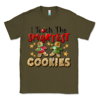 Army Green I Teach The Smartest Cookies Classic Tee - LillyAllenDesigns
