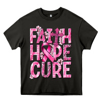 Asphalt faith hope cure cancer Heavy Core Tee - NancyCooperArtShop