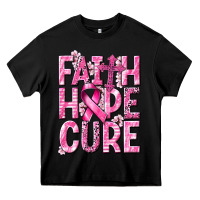 Black faith hope cure cancer Heavy Core Tee - NancyCooperArtShop