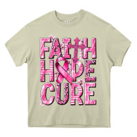 Mossy faith hope cure cancer Heavy Core Tee - NancyCooperArtShop