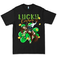 Black lucky cowboy Premium Tee - MaliasSmallBusiness