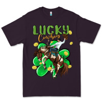 Plum lucky cowboy Premium Tee - MaliasSmallBusiness