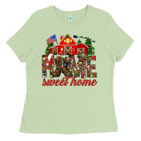 Matcha Army Christmas home sweet home Ladies Tee - NancyCooperArtShop