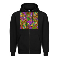 Black Mardi Gras with crabs tumbler Zipper Hoodie - HowdyJamesFarm
