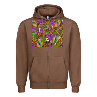 Chestnut Mardi Gras with crabs tumbler Zipper Hoodie - HowdyJamesFarm