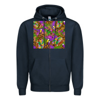Navy Mardi Gras with crabs tumbler Zipper Hoodie - HowdyJamesFarm