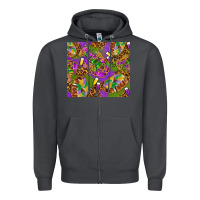 Smoke Mardi Gras with crabs tumbler Zipper Hoodie - HowdyJamesFarm