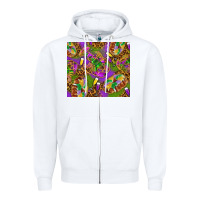 White Mardi Gras with crabs tumbler Zipper Hoodie - HowdyJamesFarm